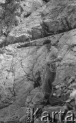 1962, Tatry, Polska. 
Wyprawa górska. 
Fot. Irena Jarosińska, zbiory Ośrodka KARTA.