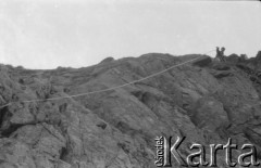 1962, Tatry, Polska. 
Wyprawa górska. 
Fot. Irena Jarosińska, zbiory Ośrodka KARTA.
