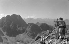 1962, Tatry, Polska. 
Wyprawa górska. 
Fot. Irena Jarosińska, zbiory Ośrodka KARTA.
