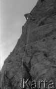 1962, Tatry, Polska. 
Wyprawa górska. 
Fot. Irena Jarosińska, zbiory Ośrodka KARTA.