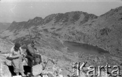 1962, Tatry, Polska. 
Wyprawa górska. 
Fot. Irena Jarosińska, zbiory Ośrodka KARTA.