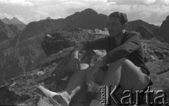 1962, Tatry, Polska. 
Stanisław Pieniążek, mąż Ireny Jarosińskiej. 
Fot. Irena Jarosińska, zbiory Ośrodka KARTA.