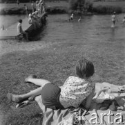 Lata 60.-70., Augustów, Polska. 
Jezioro augustowskie.
Fot. Irena Jarosińska, zbiory Ośrodka KARTA
