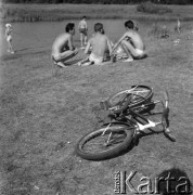 Lata 60.-70., Augustów, Polska. 
Jezioro augustowskie.
Fot. Irena Jarosińska, zbiory Ośrodka KARTA