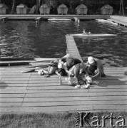 Lata 60.-70., Augustów, Polska. 
Jezioro augustowskie.
Fot. Irena Jarosińska, zbiory Ośrodka KARTA