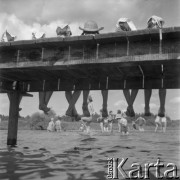 Lata 60.-70., Augustów, Polska. 
Jezioro augustowskie.
Fot. Irena Jarosińska, zbiory Ośrodka KARTA