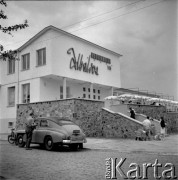 Lata 60.-70., Augustów, Polska. 
Restauracja Albatros.
Fot. Irena Jarosińska, zbiory Ośrodka KARTA
