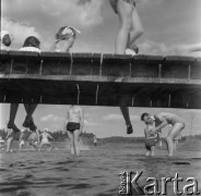 Lata 60.-70., Augustów, Polska. 
Jezioro augustowskie.
Fot. Irena Jarosińska, zbiory Ośrodka KARTA