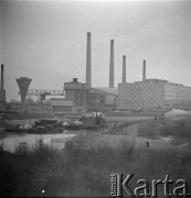 Lata 60., Sandomierz, Polska.
Huta szkła 