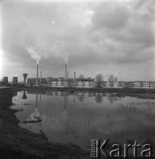 Lata 60., Sandomierz, Polska.
Huta szkła 
