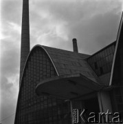 Lata 60., Sandomierz, Polska.
Huta szkła 