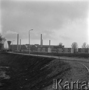 Lata 60., Sandomierz, Polska.
Huta szkła 
