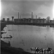 Lata 60., Sandomierz, Polska.
Huta szkła 