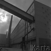 Lata 60., Sandomierz, Polska.
Huta szkła 