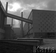 Lata 60., Sandomierz, Polska.
Huta szkła 