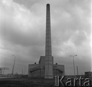 Lata 60., Sandomierz, Polska.
Huta szkła 