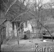 Lata 60., Sandomierz, Polska.
Huta szkła 