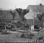Lata 60., Sandomierz, Polska.
Huta szkła 