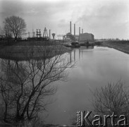 Lata 60., Sandomierz, Polska.
Huta szkła 