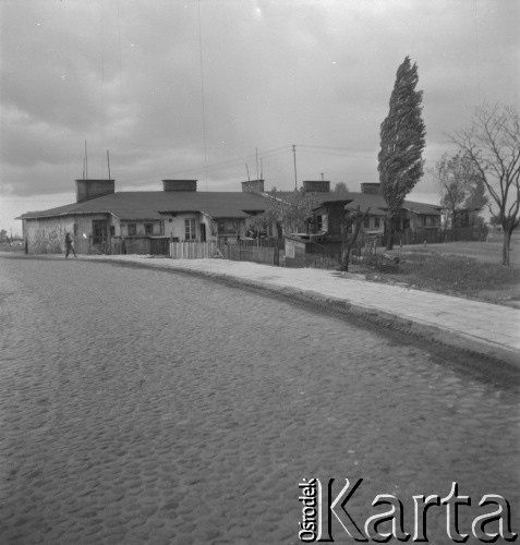 lata 70-te, Annopol, Warszawa, Polska
Brukowana ulica
Fot. Irena Jarosińska, zbiory Ośrodka KARTA