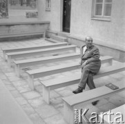 1965, Warszawa, Polska
Poeta, satyryk i aforysta Stanisław Jerzy Lec.
Fot. Irena Jarosińska, zbiory Ośrodka KARTA