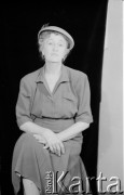 lata 50-te, Warszawa, Polska.
Pani Jarosińska - teściowa Ireny Jarosińskiej
Fot. Irena Jarosińska, zbiory Ośrodka KARTA