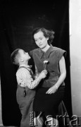 lata 50-te, Warszawa, Polska
Marek - syn Ireny Jarosińskiej z Renią.
Fot. Irena Jarosińska, zbiory Ośrodka KARTA