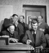 1954, Kokoszkowy, Polska
Zebranie zarządu Rolniczego Zespołu Spółdzielni 