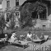 lata 50., Olszewka, Polska
Przedszkole
Fot. Irena Jarosińska, zbiory Ośrodka KARTA