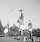 lipiec 1954, województwo krakowskie, Polska
Łucznicy
Fot. Irena Jarosińska, zbiory Ośrodka KARTA