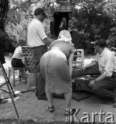 1954, Łódź, Polska
Reżyserka Wanda Jakubowska na planie filmu 