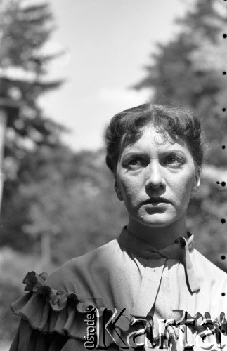 1954, Łódź, Polska
Renata Kossobudzka na planie filmowym 