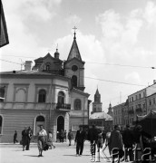 30.06.1954, Lublin, Polska
Kościół św. Ducha przy ulicy Krakowskie Przedmieście
Fot. Irena Jarosińska, zbiory Ośrodka KARTA