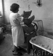 lata 50-te, Lublin, Polska
Kazeiniarnia w mleczarni.
Fot. Irena Jarosińska, zbiory Ośrodka KARTA