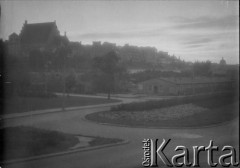 1950-1969, Warszawa, Polska
Panorama Warszawy, na wzgórzu widać Archikatedrę św. Jana Chrzciciela 
Fot. Irena Jarosińska, zbiory Ośrodka KARTA