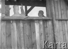 1950-1969, Warszawa, Polska
Pracownia rzeźbiarska. 
Fot. Irena Jarosińska, zbiory Ośrodka KARTA