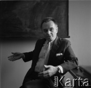 03.09.1964, Wrocław, Polska.
Zakład Niskich Temperatur Instytutu Fizyki PAN, n/z prof. Roman Stanisław Ingarden.
Fot. Irena Jarosińska, zbiory Ośrodka KARTA