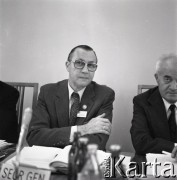 10.09.1974, Skierniewice, Polska.
XIX Międzynarodowy Kongres Ogrodniczy w Instytucie Sadownictwa, n/z Gerrit De Bakker.
Fot. Irena Jarosińska, zbiory Ośrodka KARTA