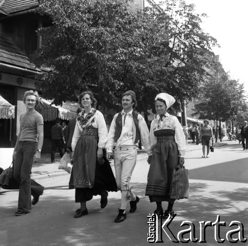 1975, Zakopane, Polska.
8 Międzynarodowy Festiwal Folkloru Ziem Górskich.
Fot. Irena Jarosińska, zbiory Fundacji Ośrodka KARTA