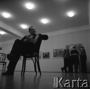 1968, Radomsko, Polska.
Próba kabaretu 