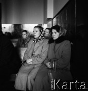 Lata 50. lub 60., Warszawa, Polska.
Rozprawa sądowa.
Fot. Irena Jarosińska, zbiory Ośrodka KARTA