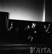 Lata 50. lub 60., Warszawa, Polska.
Rozprawa sądowa.
Fot. Irena Jarosińska, zbiory Ośrodka KARTA
