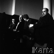 Lata 50. lub 60., Warszawa, Polska.
Rozprawa sądowa.
Fot. Irena Jarosińska, zbiory Ośrodka KARTA