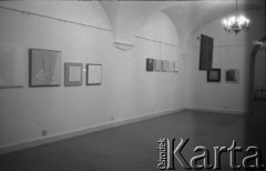 Lata 80., Warszawa, Polska.
Wystawa w Galerii Zapiecek na Starym Mieście.
Fot. Irena Jarosińska, zbiory Ośrodka KARTA