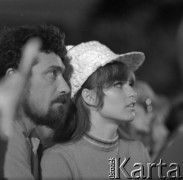 25-28.06.1970, Opole, Polska.
VIII Krajowy Festiwal Piosenki Polskiej. Widownia. 
Fot. Irena Jarosińska, zbiory Ośrodka KARTA