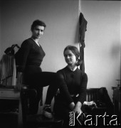 Lata 60., Sopot, Polska.
Alicja Boniuszko, baletnica (L).
Fot. Irena Jarosińska, Irena Jarosińska, zbiory Fundacji Ośrodka KARTA