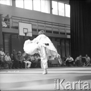 Brak daty, Warszawa, Polska.
Akademia Wychowania Fizycznego. Międzynarodowe Zawody w Judo.
Fot. Irena Jarosińska, zbiory Ośrodka KARTA