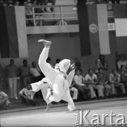 Brak daty, Warszawa, Polska.
Akademia Wychowania Fizycznego. Międzynarodowe Zawody w Judo.
Fot. Irena Jarosińska, zbiory Ośrodka KARTA