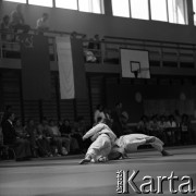 1978-1979, Warszawa, Polska.
Międzynarodowy Turniej Warszawski Judo w hali Akademii Wychowania Fizycznego.
Fot. Irena Jarosińska, zbiory Fundacji Ośrodka KARTA