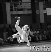 1978-1979, Warszawa, Polska.
Międzynarodowy Turniej Warszawski Judo w hali Akademii Wychowania Fizycznego.
Fot. Irena Jarosińska, zbiory Fundacji Ośrodka KARTA